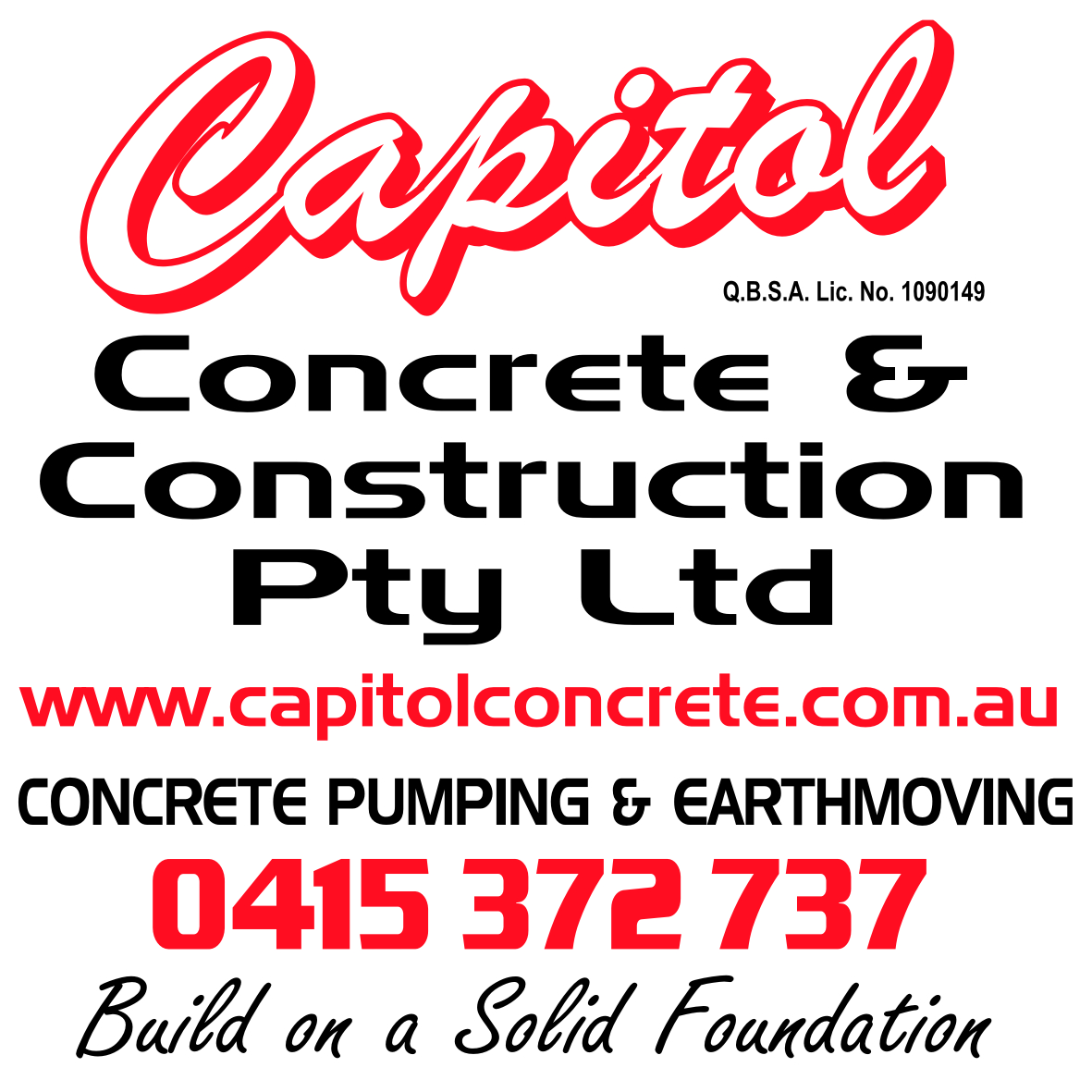 Capitol Concrete - U7 Blue Sponsor