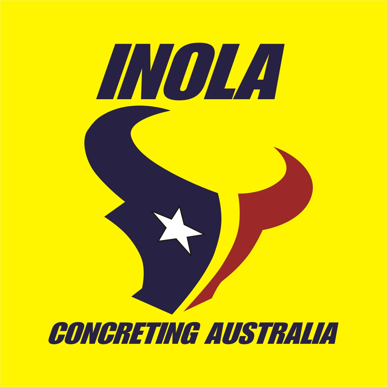 Inola Concreting Logo - U8 Blue Sponsor